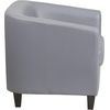 image:imageFlash Furniture Katie Brown LeatherSoft Lounge ChairGrey
