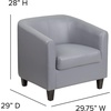 image:imageFlash Furniture Katie Brown LeatherSoft Lounge ChairGrey