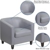 image:imageFlash Furniture Katie Brown LeatherSoft Lounge ChairGrey