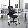 image:imageFlash Furniture Kimble High Back Black Mesh Executive Swivel Ergonomic Office Chair with Adjustable Lumbar 2Paddle Control and FlipUp Arms