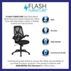 image:imageFlash Furniture Kimble High Back Black Mesh Executive Swivel Ergonomic Office Chair with Adjustable Lumbar 2Paddle Control and FlipUp Arms