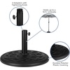 image:imageFlash Furniture Kona Tan 9 FT Round Umbrella with 15 Diameter Aluminum Pole with Crank and Tilt FunctionBlack