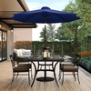 image:imageFlash Furniture Kona Tan 9 FT Round Umbrella with 15 Diameter Aluminum Pole with Crank and Tilt FunctionNavy