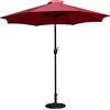 image:imageFlash Furniture Kona Tan 9 FT Round Umbrella with 15 Diameter Aluminum Pole with Crank and Tilt FunctionRed