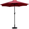 image:imageFlash Furniture Kona Tan 9 FT Round Umbrella with 15 Diameter Aluminum Pole with Crank and Tilt FunctionRed