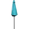 image:imageFlash Furniture Kona Tan 9 FT Round Umbrella with 15 Diameter Aluminum Pole with Crank and Tilt FunctionTeal