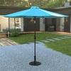 image:imageFlash Furniture Kona Tan 9 FT Round Umbrella with 15 Diameter Aluminum Pole with Crank and Tilt FunctionTeal