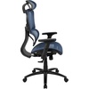 image:imageFlash Furniture LO Ergonomic Mesh Office Chair with 2to1 SynchroTilt Adjustable Headrest Lumbar Support and Adjustable Pivot Arms in Blue