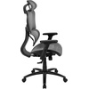 image:imageFlash Furniture LO Ergonomic Mesh Office Chair with 2to1 SynchroTilt Adjustable Headrest Lumbar Support and Adjustable Pivot Arms in Gray