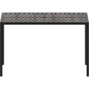 image:imageFlash Furniture Lark Outdoor Patio Bistro Dining Table with Faux Teak Poly Slats 30 SquareGray Wash Teak