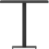 image:imageFlash Furniture Lark Outdoor Patio Bistro Dining Table with Faux Teak Poly Slats 30 SquareGray Wash Teak