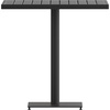 image:imageFlash Furniture Lark Outdoor Patio Bistro Dining Table with Faux Teak Poly Slats 30 SquareGray Wash Teak