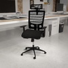 image:imageFlash Furniture Layla Ergonomic Mesh Office Chair with SynchroTilt Pivot Adjustable Headrest Lumbar Support Coat Hanger and Adjustable Arms in Black