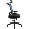 image:imageFlash Furniture Layla Ergonomic Mesh Office Chair with SynchroTilt Pivot Adjustable Headrest Lumbar Support Coat Hanger and Adjustable Arms in BlueBlack