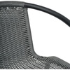 image:imageFlash Furniture Lila Commercial Grade Rattan IndoorOutdoor Commercial Restaurant Barstool  Rattan Seat and Back  Footrest  GrayGrey