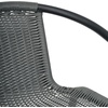 image:imageFlash Furniture Lila Commercial Grade Rattan IndoorOutdoor Commercial Restaurant Barstool  Rattan Seat and Back  Footrest  GrayGrey