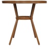 image:imageFlash Furniture Lourdes IndoorOutdoor Commercial Bistro Table  Tempered Glass Top  PE Rattan  Natural Bamboo Print Aluminum Frame  315  BlackWhiteBlack  White RattanNatural Frame