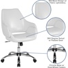 image:imageFlash Furniture Madrid Home and Office Upholstered MidBack Chair in White LeatherSoftWhite Leathersoft