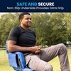 image:imageFlash Furniture Malta Extra Wide Portable Stadium Seat for Bleachers or Benches Padded Stadium Chair with Backpack Straps and Storage 265 lb Weight Capacity RedBlue