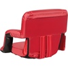 image:imageFlash Furniture Malta Extra Wide Portable Stadium Seat for Bleachers or Benches Padded Stadium Chair with Backpack Straps and Storage 265 lb Weight Capacity RedRed