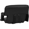 image:imageFlash Furniture Malta Extra Wide Portable Stadium Seat for Bleachers or Benches Padded Stadium Chair with Backpack Straps and Storage 265 lb Weight Capacity RedBlack