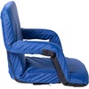 image:imageFlash Furniture Malta Extra Wide Portable Stadium Seat for Bleachers or Benches Padded Stadium Chair with Backpack Straps and Storage 265 lb Weight Capacity RedBlue