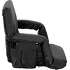 image:imageFlash Furniture Malta Extra Wide Portable Stadium Seat for Bleachers or Benches Padded Stadium Chair with Backpack Straps and Storage 265 lb Weight Capacity RedBlack