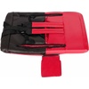 image:imageFlash Furniture Malta Extra Wide Portable Stadium Seat for Bleachers or Benches Padded Stadium Chair with Backpack Straps and Storage 265 lb Weight Capacity RedRed
