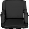 image:imageFlash Furniture Malta Extra Wide Portable Stadium Seat for Bleachers or Benches Padded Stadium Chair with Backpack Straps and Storage 265 lb Weight Capacity RedBlack