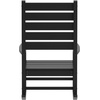 image:imageFlash Furniture Manchester Commercial Grade Outdoor Rocking Chair AllWeather HDPE IndoorOutdoor Rocker BlueBlack