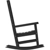 image:imageFlash Furniture Manchester Commercial Grade Outdoor Rocking Chair AllWeather HDPE IndoorOutdoor Rocker BlueBlack