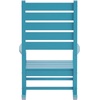 image:imageFlash Furniture Manchester Commercial Grade Outdoor Rocking Chair AllWeather HDPE IndoorOutdoor Rocker BlueBlue
