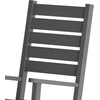 image:imageFlash Furniture Manchester Commercial Grade Outdoor Rocking Chair AllWeather HDPE IndoorOutdoor Rocker BlueGrey