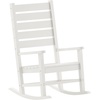 image:imageFlash Furniture Manchester Commercial Grade Outdoor Rocking Chair AllWeather HDPE IndoorOutdoor Rocker BlueWhite