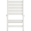 image:imageFlash Furniture Manchester Commercial Grade Outdoor Rocking Chair AllWeather HDPE IndoorOutdoor Rocker BlueWhite