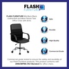 image:imageFlash Furniture Manor MidBack Swivel LeatherSoft Desk Chair with Headrest and Padded Arms Adjustable Height Padded Ergonomic Office Chair BlackBlack