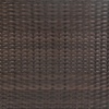 image:imageFlash Furniture Marco IndoorOutdoor Patio Bar Counter Table AllWeather Wicker Rattan Pattern 2 Shelves GrayBrown