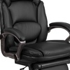 image:imageFlash Furniture Martin High Back Black LeatherSoft Executive Reclining Ergonomic Swivel Office Chair with Outer Lumbar Cushion and Arms