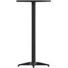 image:imageFlash Furniture Metal Bar Table  Aluminum Patio Table  Mellie 235H Round Bar Height Table  IndoorOutdoor  BlackBlack