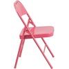 image:imageFlash Furniture Metal Folding Chairs Impulsive Purple Pack of 22 Pack