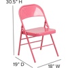 image:imageFlash Furniture Metal Folding Chairs Impulsive Purple Pack of 22 Pack