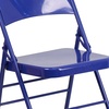 image:imageFlash Furniture Metal Folding Chairs Impulsive Purple Pack of 2Set of 1