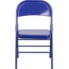 image:imageFlash Furniture Metal Folding Chairs Impulsive Purple Pack of 2Set of 1