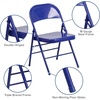 image:imageFlash Furniture Metal Folding Chairs Impulsive Purple Pack of 2Set of 1