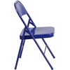 image:imageFlash Furniture Metal Folding Chairs Impulsive Purple Pack of 2Set of 1