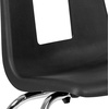 image:imageFlash Furniture Mickey Advantage Black Student Stack School Chair  12inchBlack