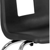 image:imageFlash Furniture Mickey Advantage Black Student Stack School Chair  12inchBlack