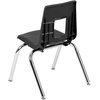 image:imageFlash Furniture Mickey Advantage Black Student Stack School Chair  12inchBlack