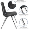 image:imageFlash Furniture Mickey Advantage Black Student Stack School Chair  12inchBlack