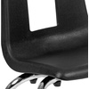 image:imageFlash Furniture Mickey Advantage Black Student Stack School Chair  12inchBlack